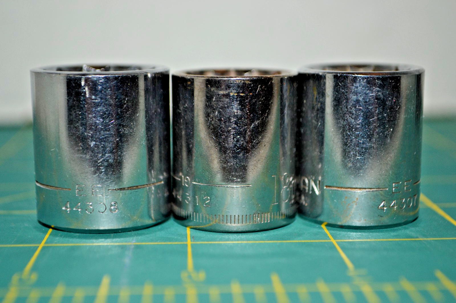 Craftsman Metric 3/8 Drive 12 Point 14-19MM Sockets Made in USA 6 Pcs