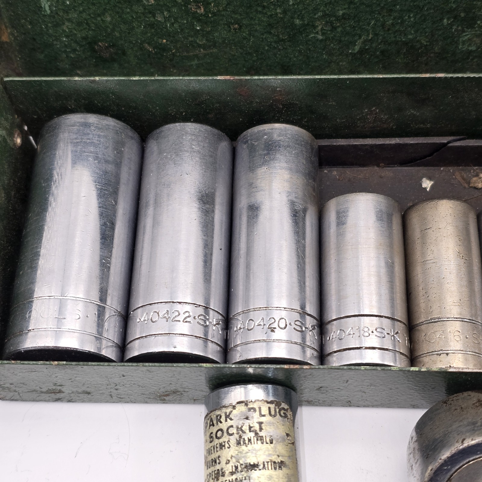 S-K Tools 3/8 SAE 17 Pc 12 Point 6 Point Socket Set Mac Craftsman 20 Photos READ