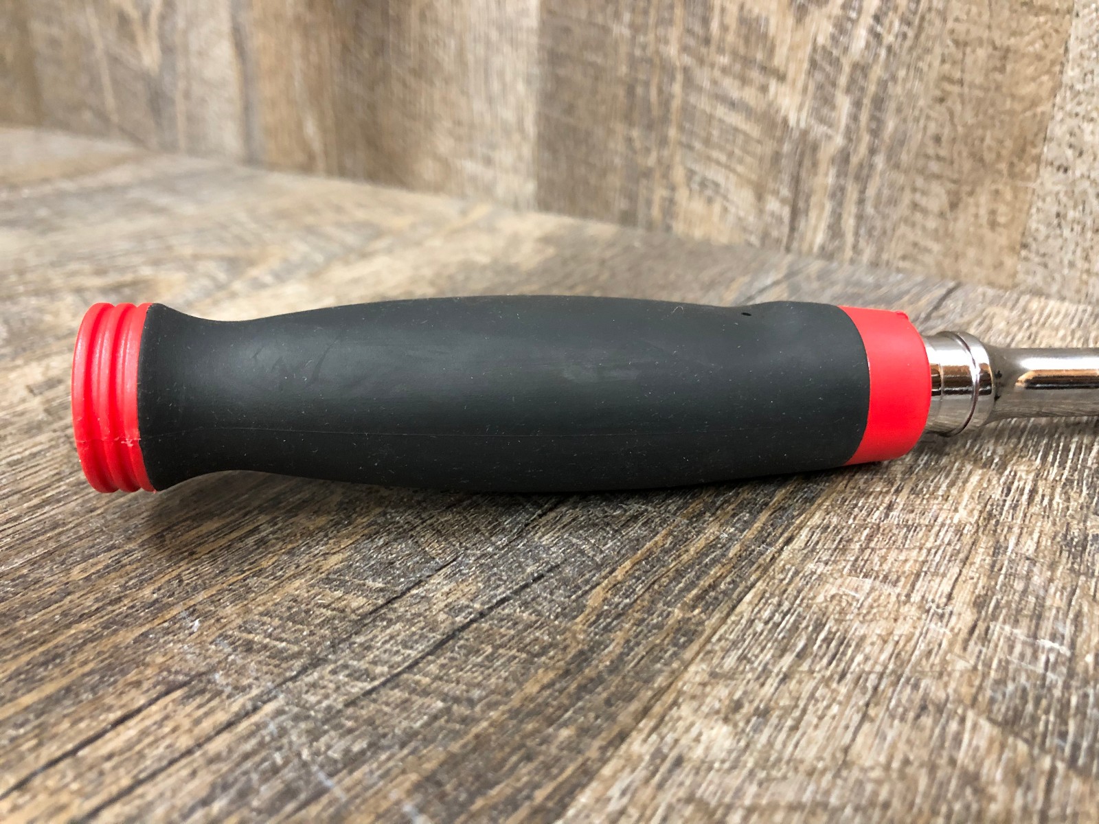 Snap On FH100 3/8″ Dr 100 Tooth Standard Fixed Ratchet Red Soft Grip FAST Ship!