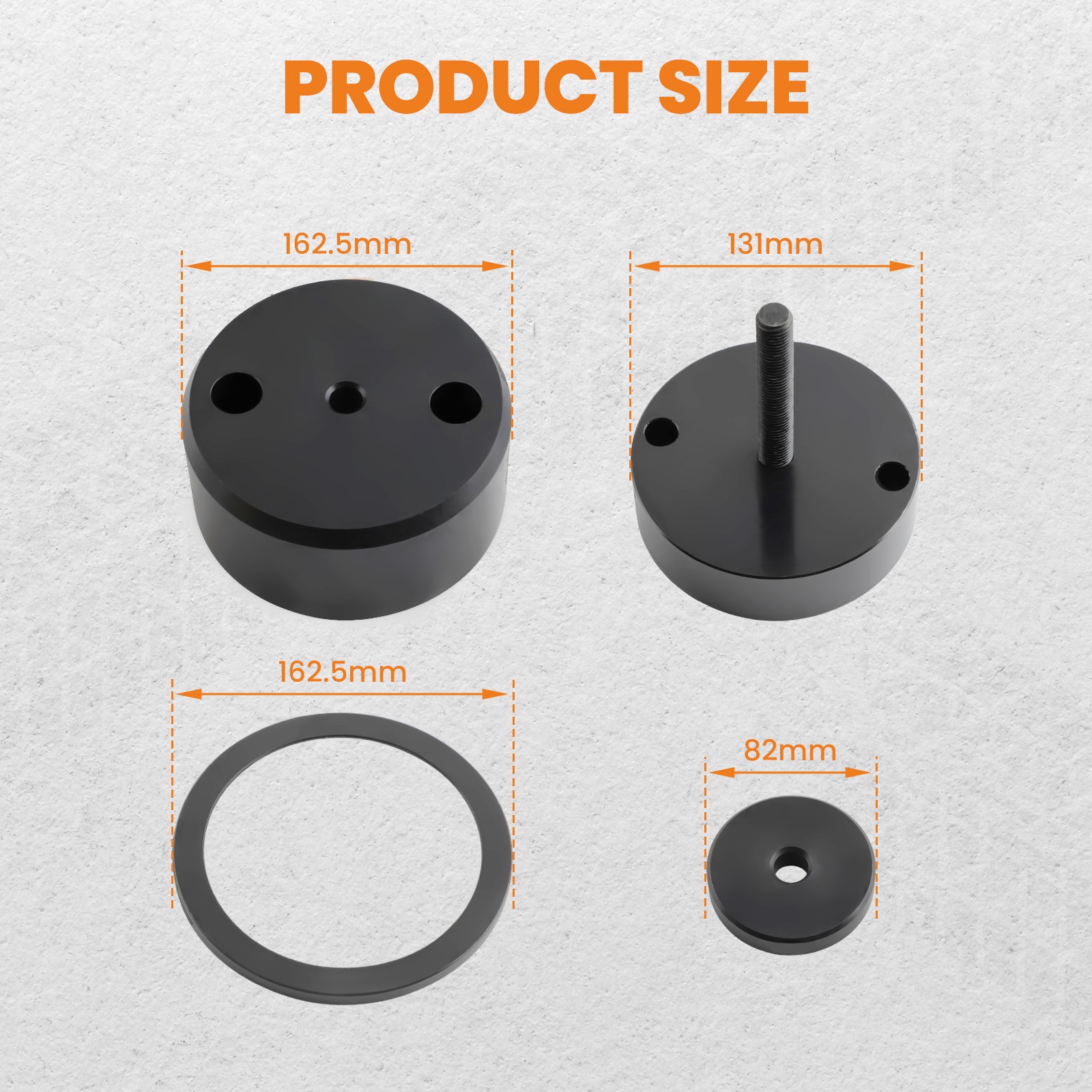 Front & Rear Crankshaft Seal Wear Sleeve Installer For Detroit Diesel Series 60