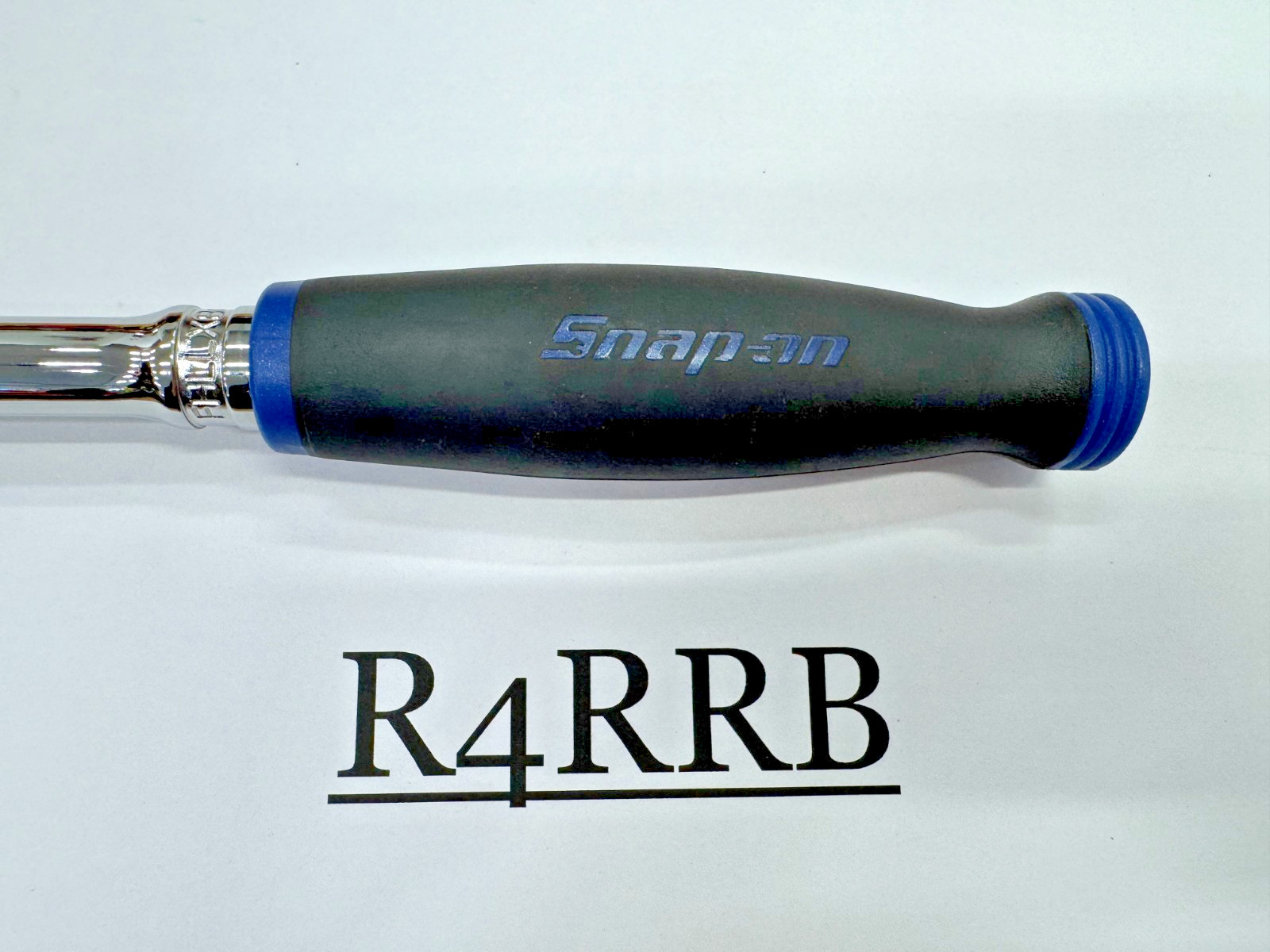 Snap-on Tools USA NEW 3/8″ EXTRA LONG POWER BLUE Locking Flex Ratchet FHLLX80MB
