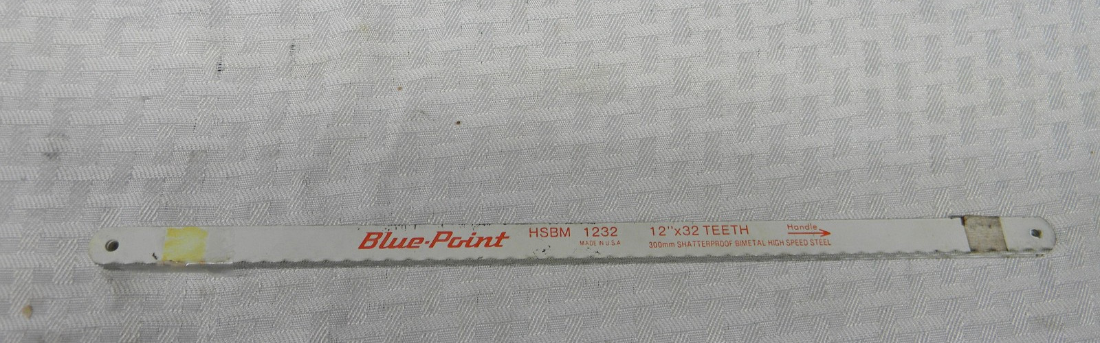 BLUE-POINT 9PC BIMETAL HIGH SPEED STEEL 12″ X 32 TEETH SAW BLADES #HSBM 1232 NOS