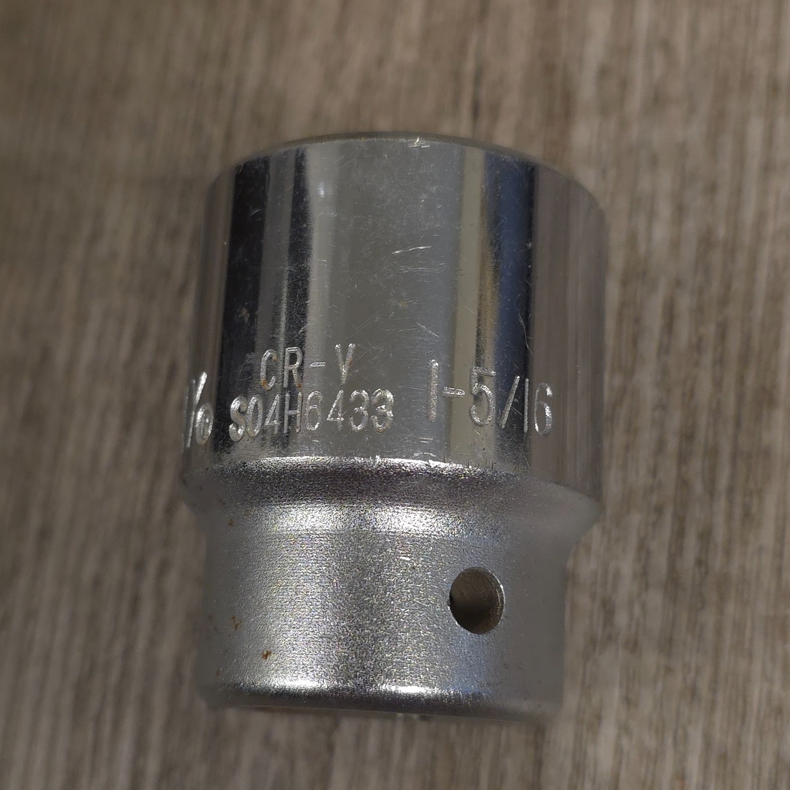 Jonnesway Tools S04H6433 3/4″ Drive 1-5/16” Shallow Well Socket 12 Point CR-V