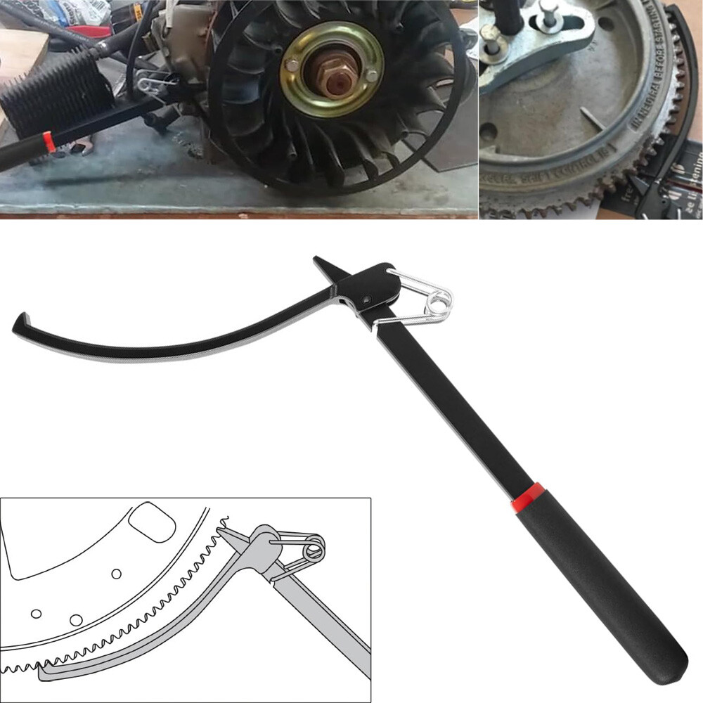 Flywheel Turner Turning Tool Wrench Flex Plate Holder for Flexplate and Flywheel