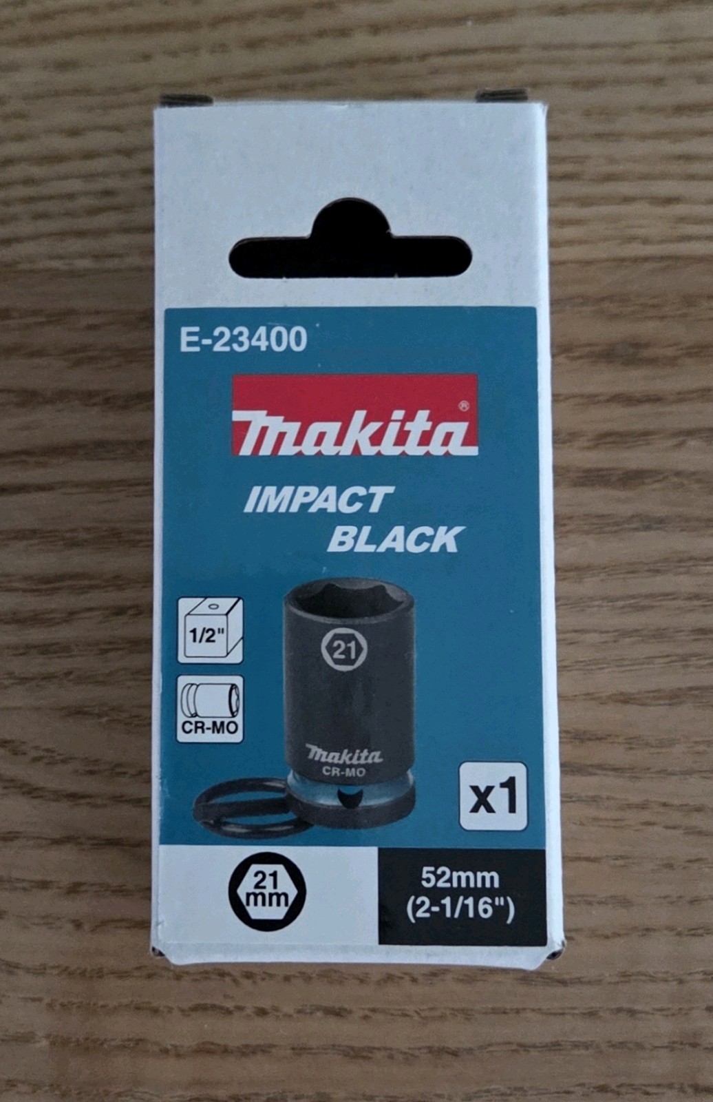 1 MAKITA SOCKETS 1/2″ SQ 21MM X 52MM IMPACT SOCKET PIN & O-RING