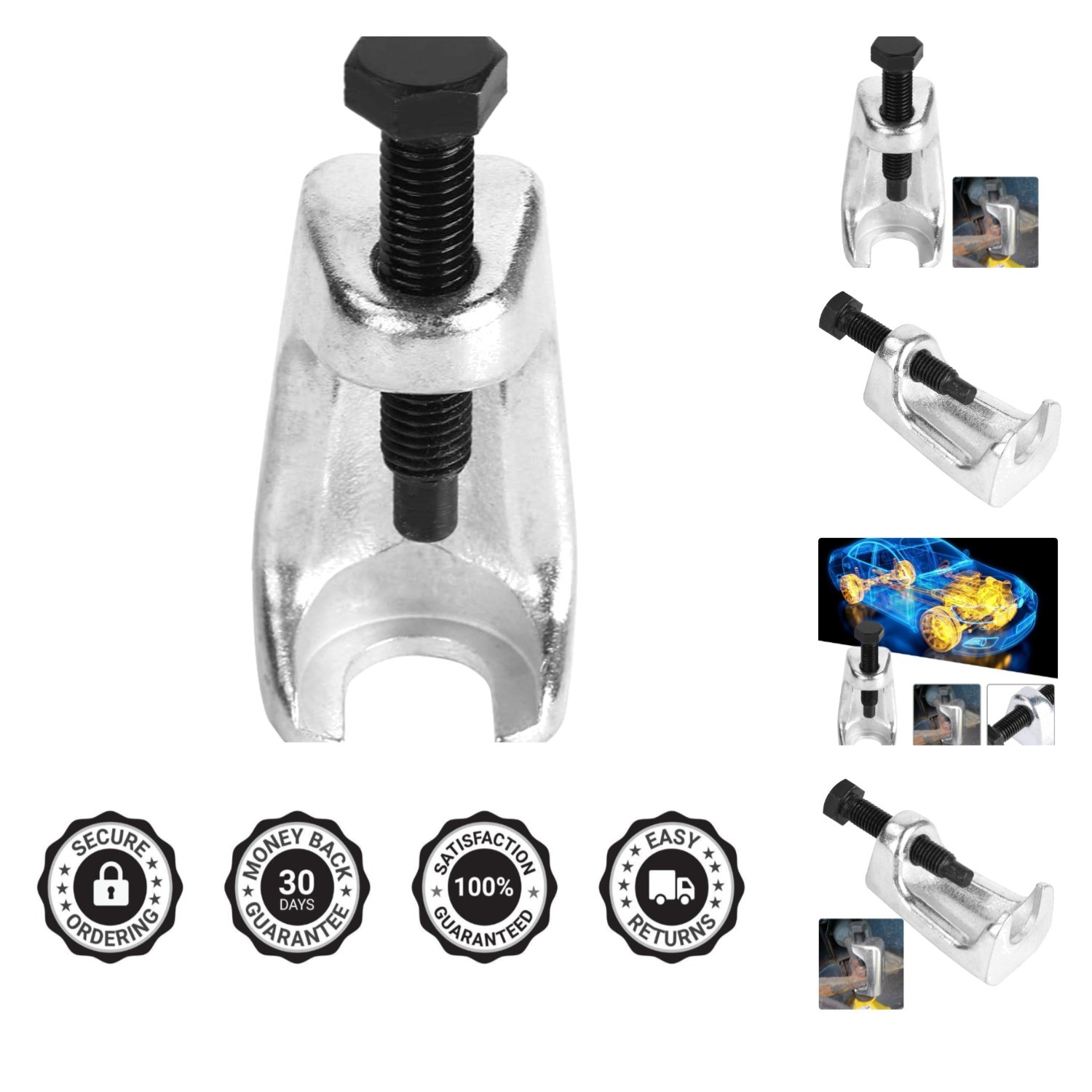 Durable Tie Rod End Separator Tool – Rust-Resistant, Multiple Sizes Available