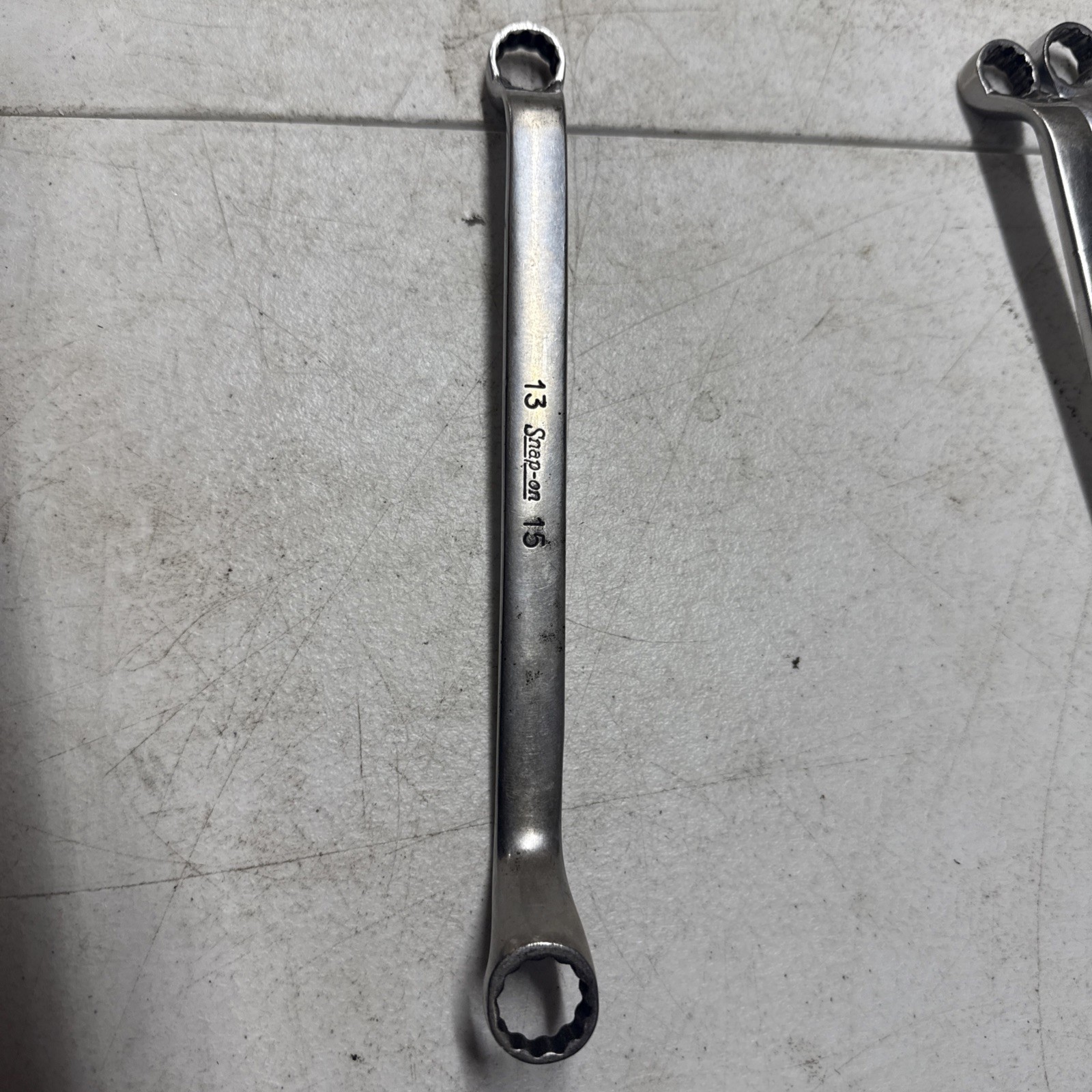 Snap-on XBM1315 13mm x 15mm 12 Point Offset Double Box End Wrench USA BIN