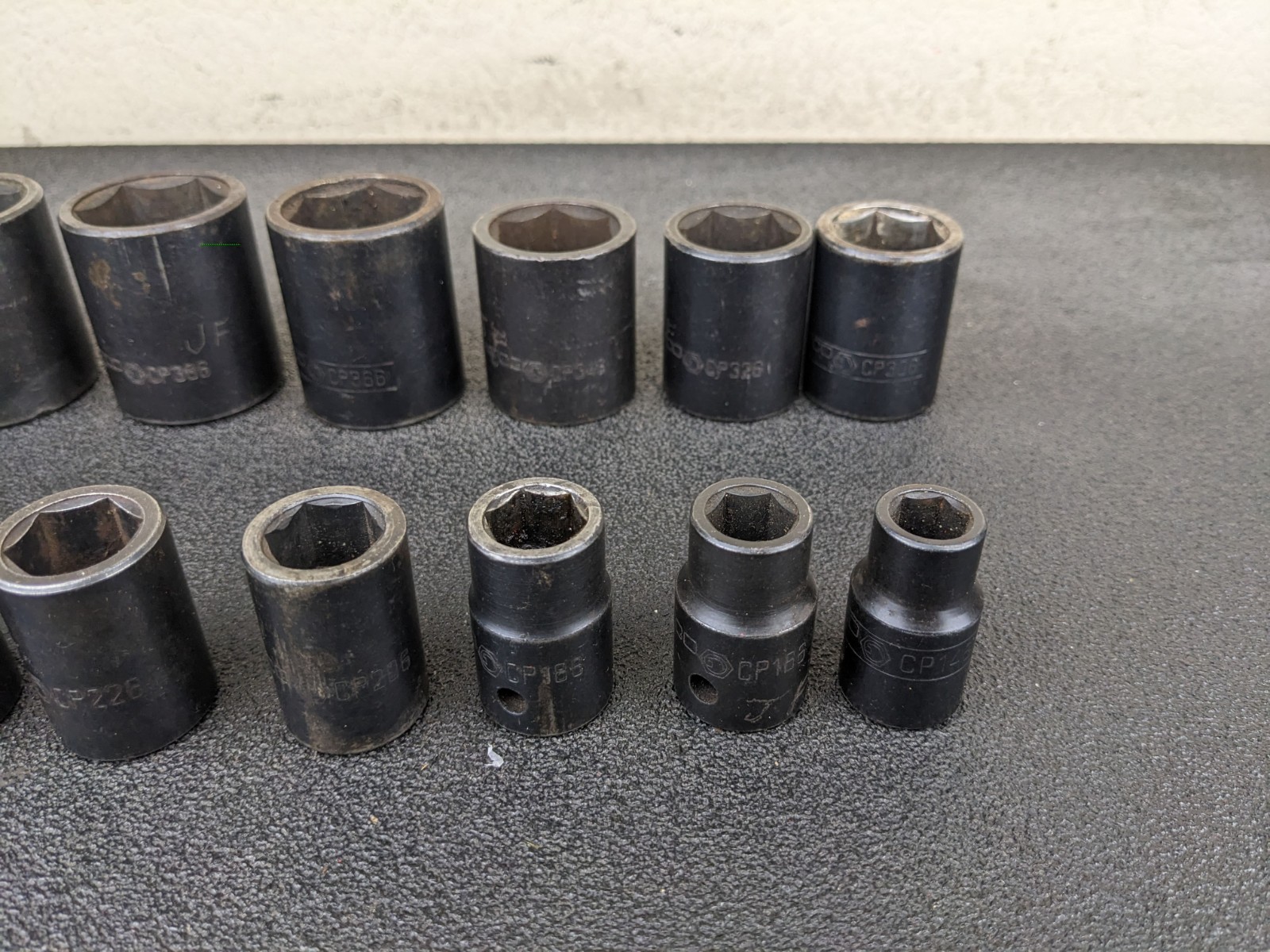 #bp318 MATCO SCP136T 15pc 1/2″ Drive SAE 6 IMPACT Socket Set 7/16″ to 1-5/16″