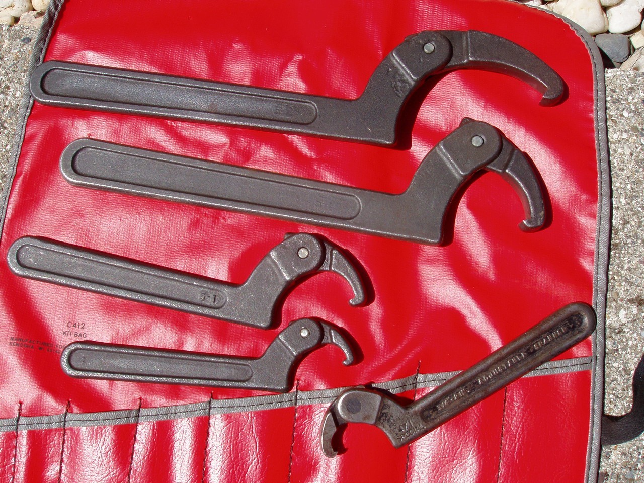 BLUE POINT HOOK SPANNER WRENCH SET AHS300 AHS301 AHS304 AHS307 + 1 WILLIAMS