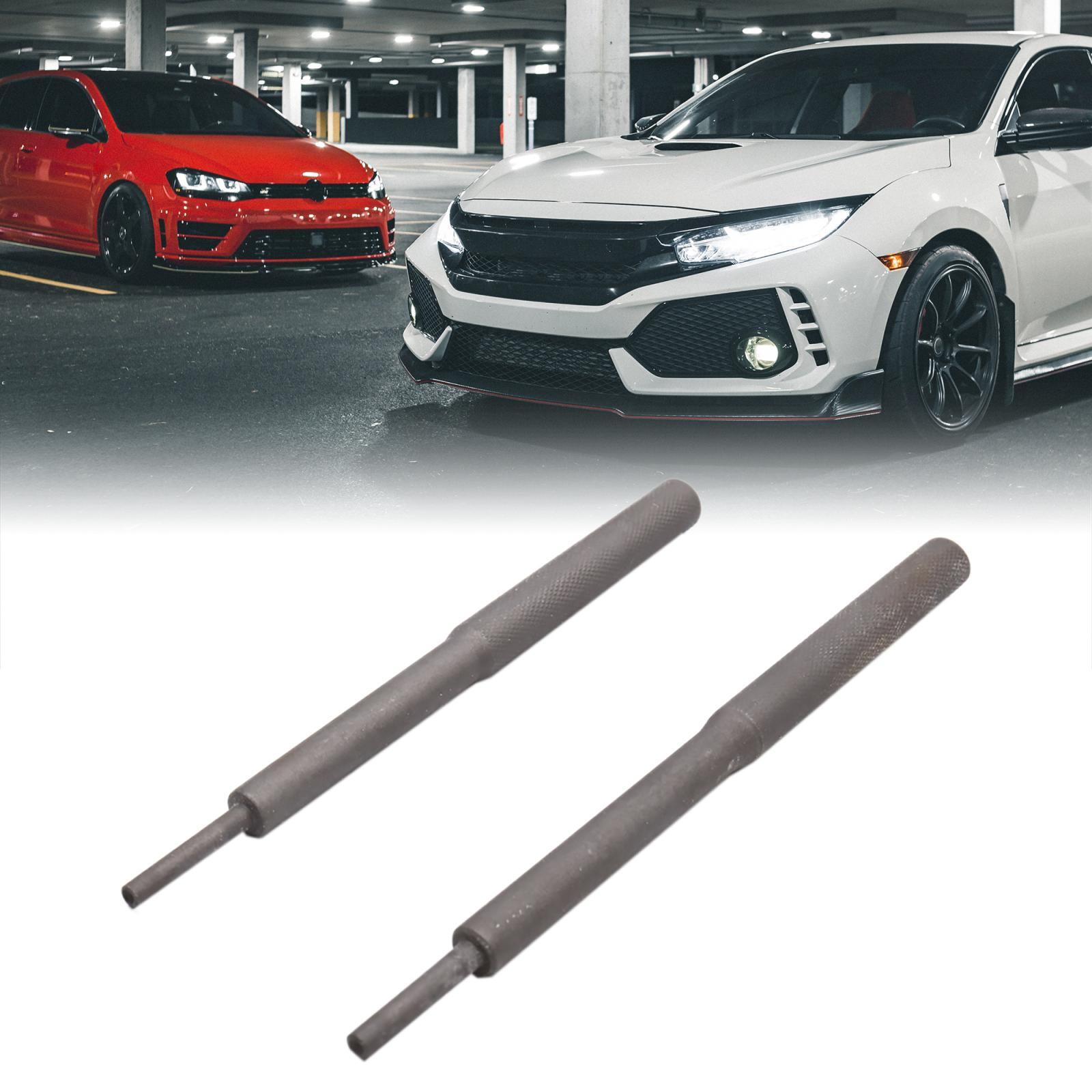 2pcs Dark Gray Universal Valve Guide Remover Grinding Stick Lapping Tool for Car