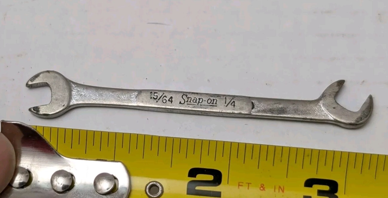 Snap on wrench 15/64 & 1/4” DS1516