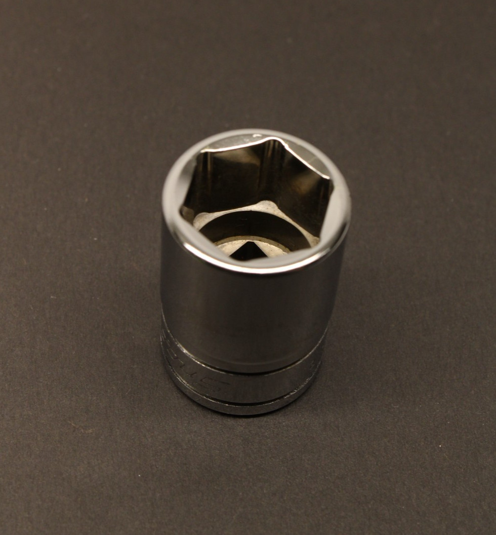 SNAP-ON 1/2″ DRIVE 6 POINT SHALLOW CHROME SOCKET TW241 3/4″