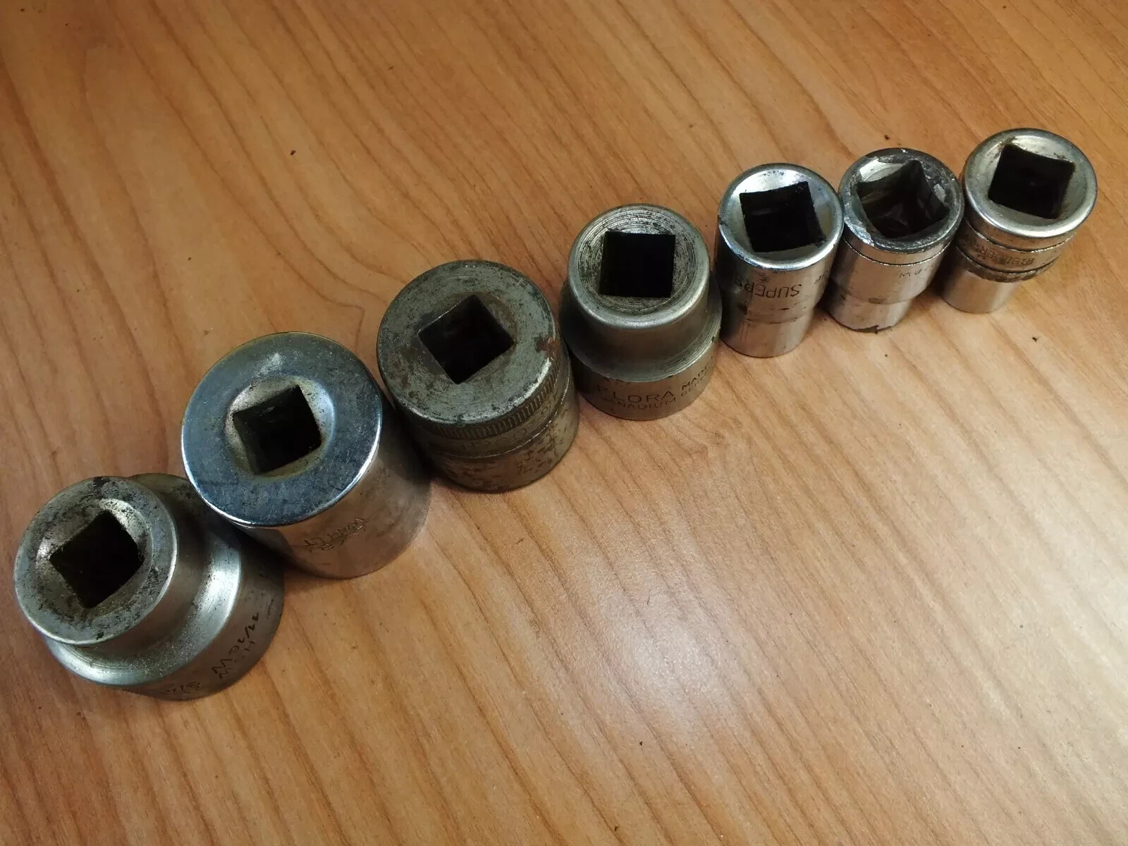 King Dick, Elora, Tipco, Belzer Assorted Socket 1/2″ Imperial NOT China