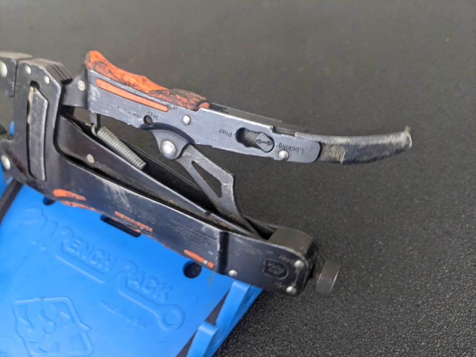 #bk538 BLUE POINT PROFESSIONAL JAW FORCE SELF LOCKING PLIER PCA8 USA