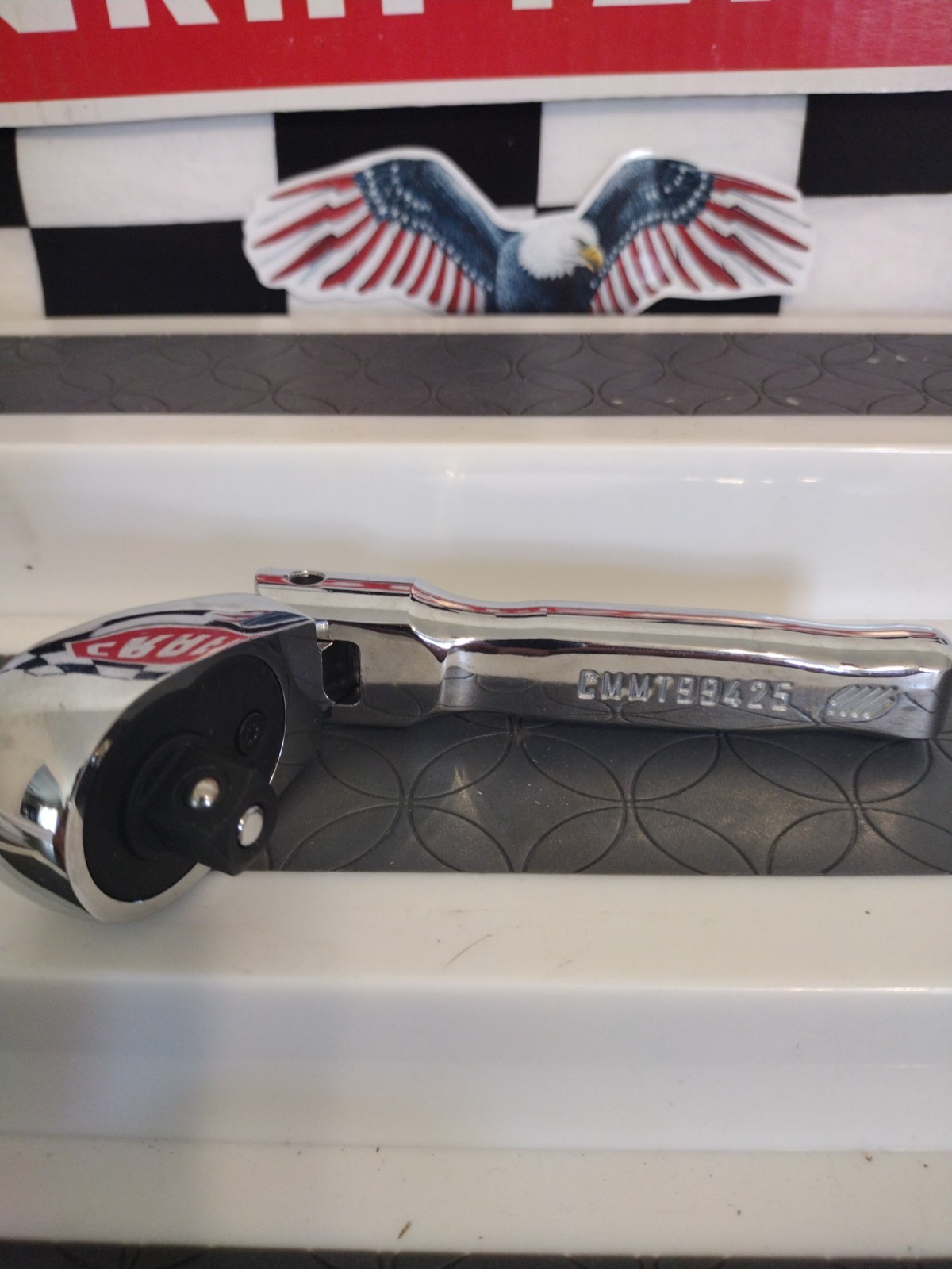 Craftsman 72-Tooth 3/8-in Drive Full Polish Handle Flexible Head Ratchet 99425
