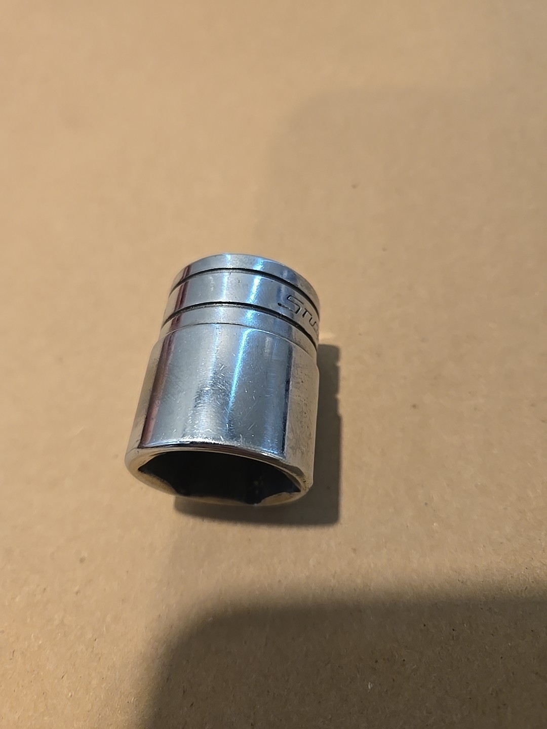 Snap On 1/2″ Drive 15/16″ 6PT SAE Shallow Chrome Socket USA TW301