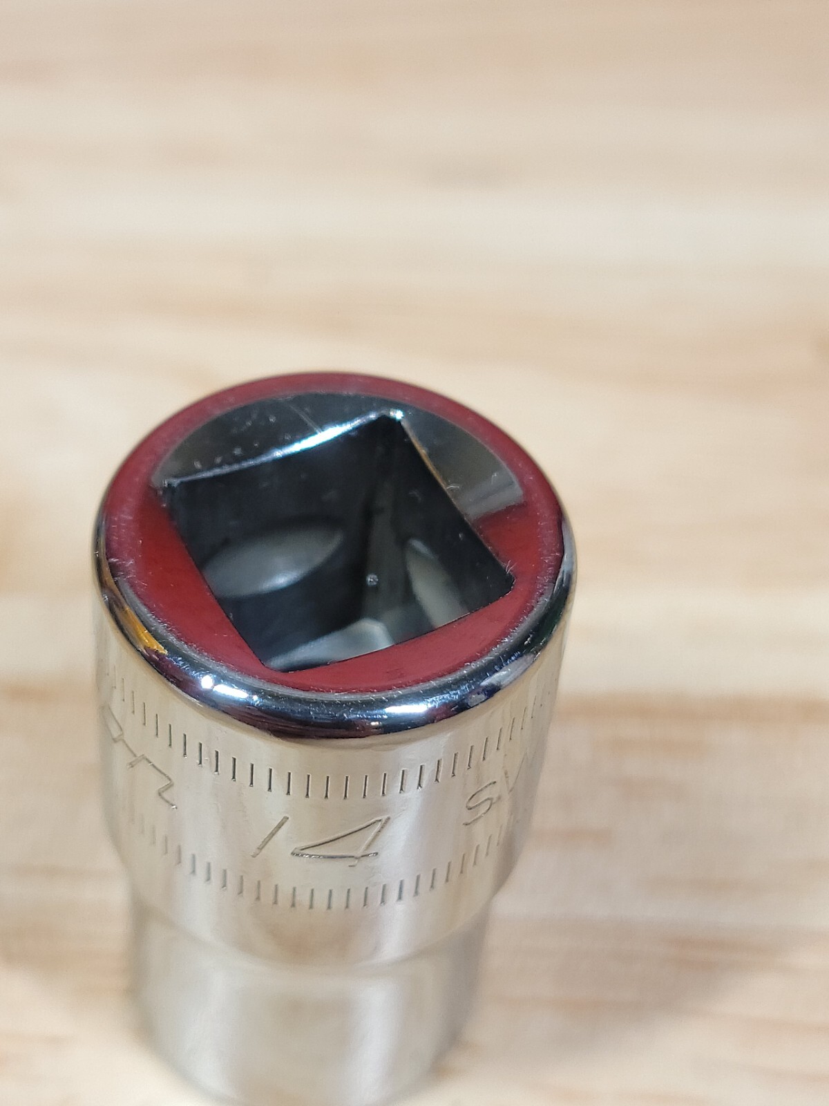 Snap-on Tools SWM141A 14mm 1/2″ Drive Metric 12-Point Shallow Socket