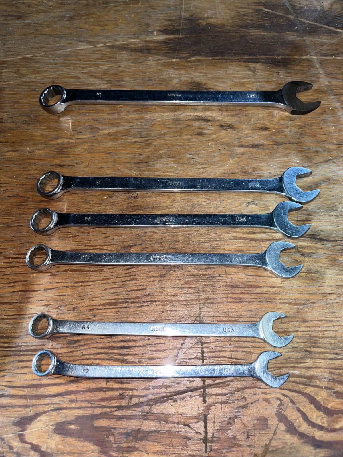 Mac Tools MCL 6pc 12pt Metric Wrench Set 12mm 13mm 15mm 16mm 17mm 19mm Read