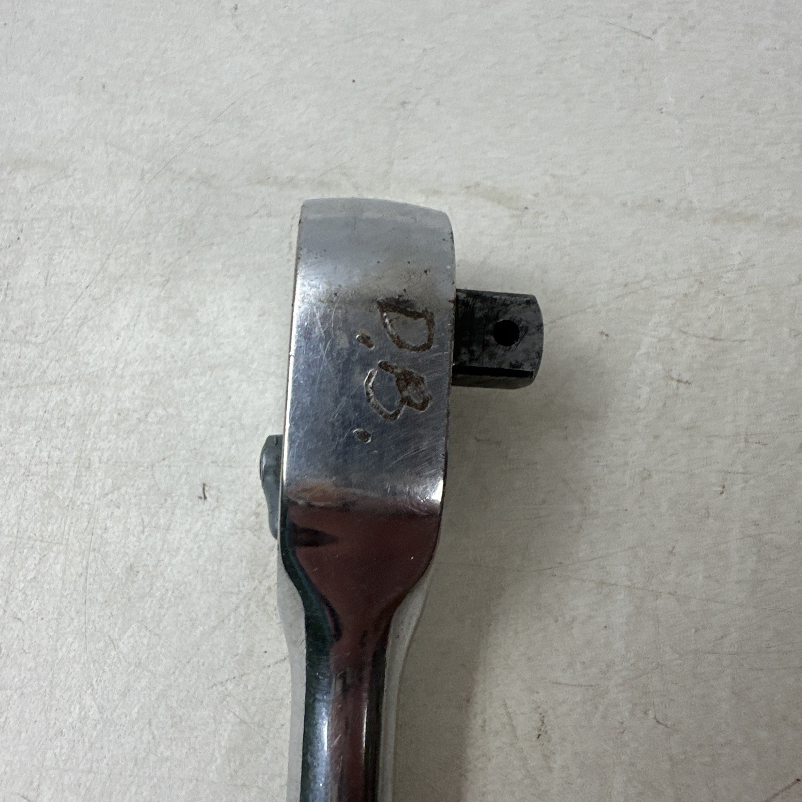 Snap On F830 Standard Handle 3/8” Ratchet About 7 1/2” Long Works Has Engravings