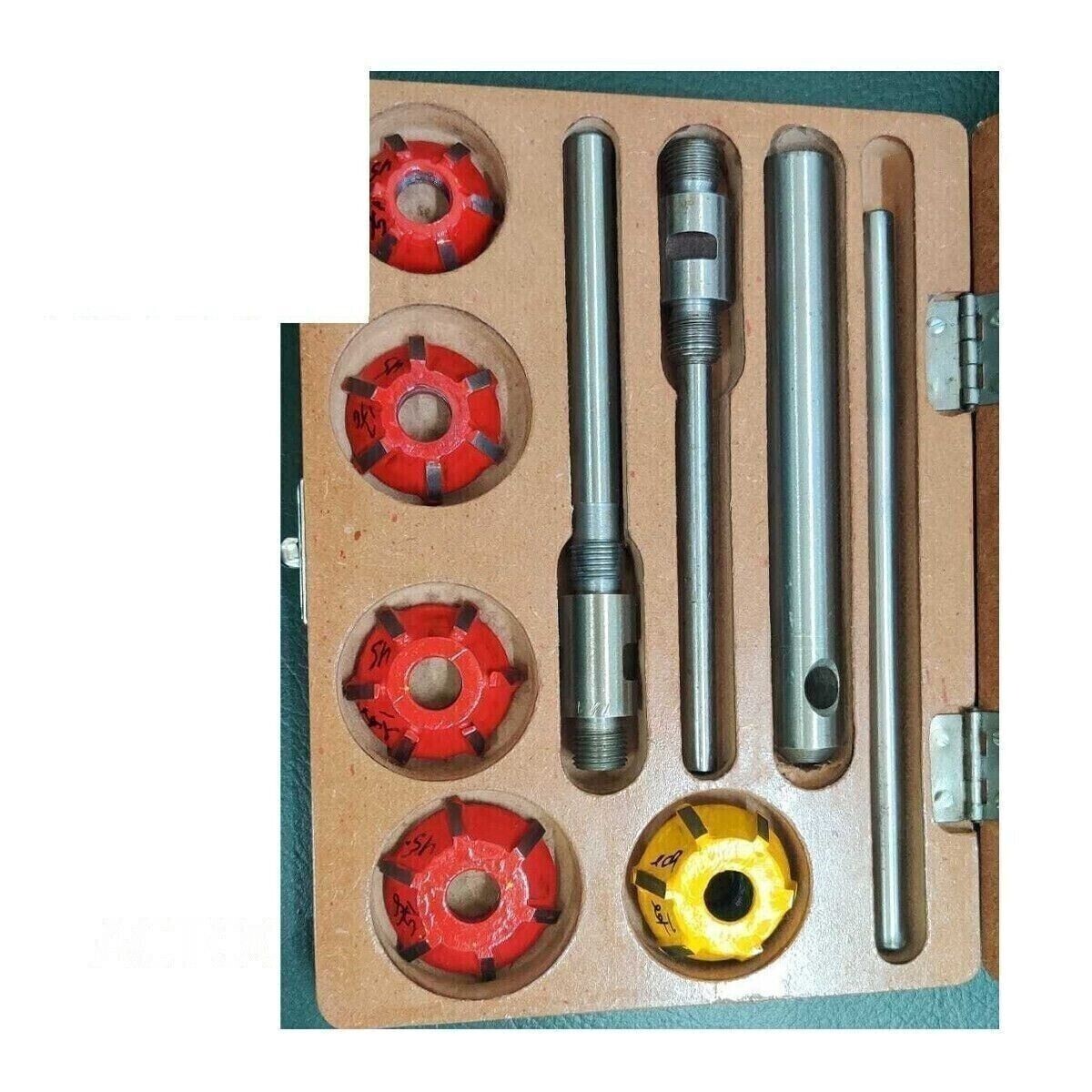 4Carbide Tipped Valve Seat Face Cutter Set Of 5 Pcs Kit Piece Cutters