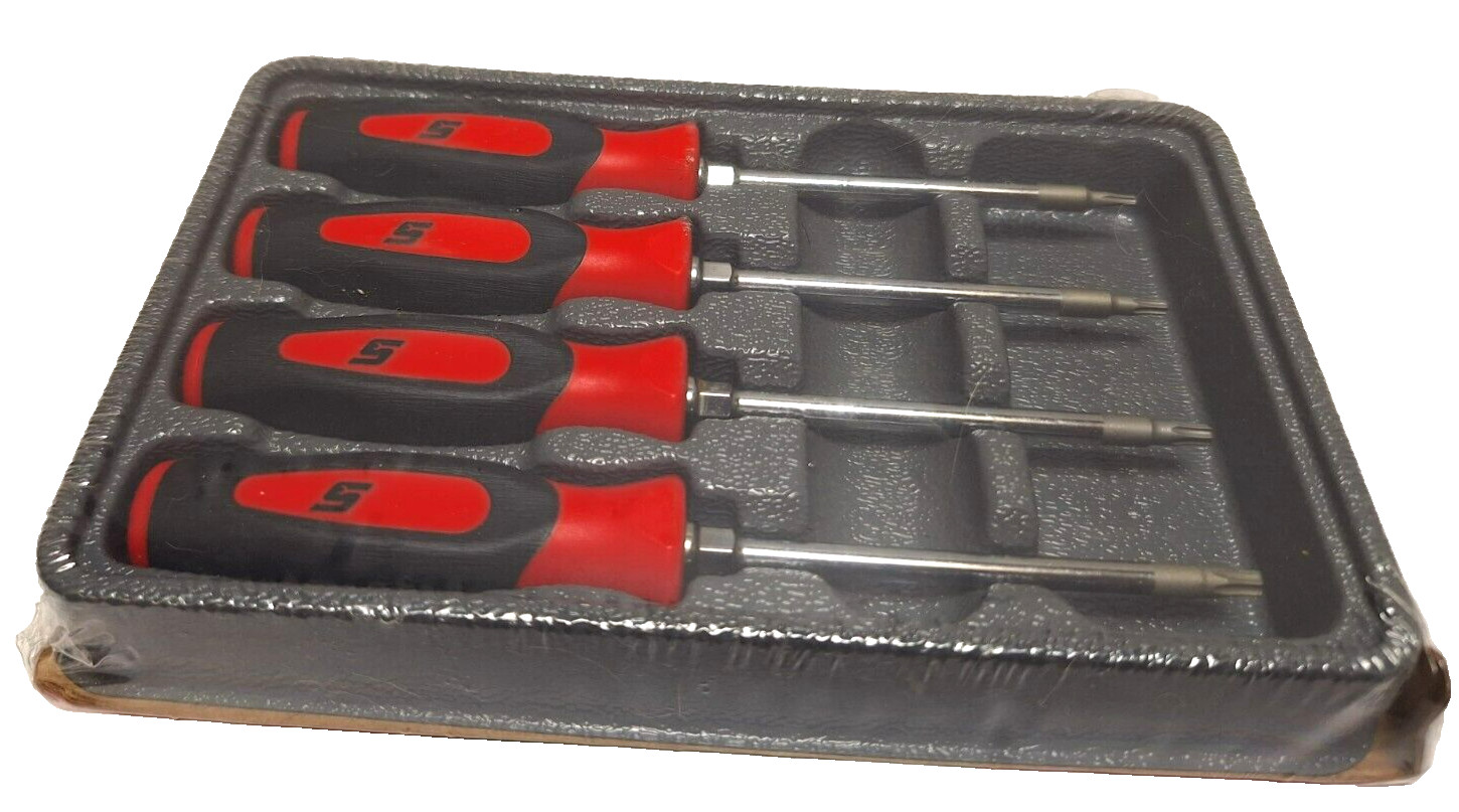 NEW Snap-on Torx Set T8 – T20 SGTX40BR Miniature Torx Red Soft Handled