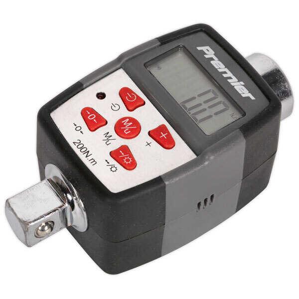 Sealey STW291 Torque Adaptor with Angle Function Digital 1/2″Sq Drive 20-200Nm