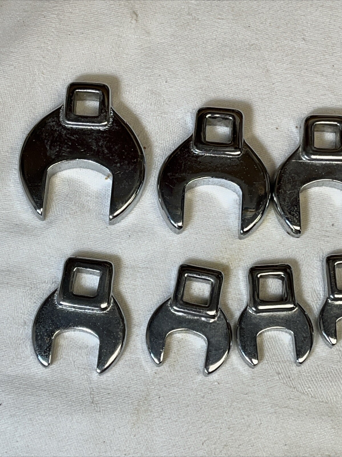 CROWS FOOT WRENCH SET 10 PC 3/8″ ~ SAE 3/8” – 1”