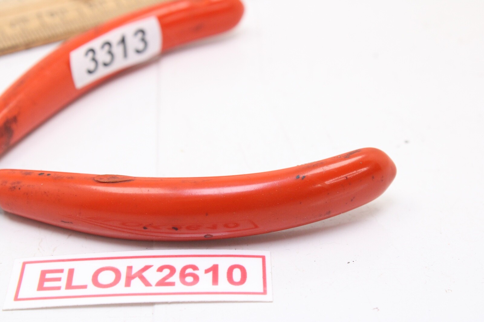 Jensen 1B007 4-1/2″ Miniature Needle Nose Red Rubber Handle Pliers USA