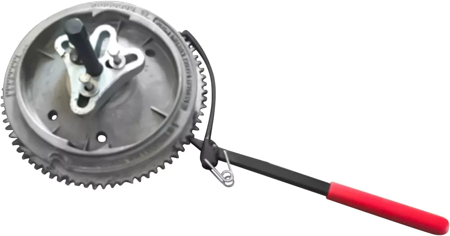 Flywheel Turner Turning Tool Wrench Clamp Flex Plate Holder for Most Vehicles