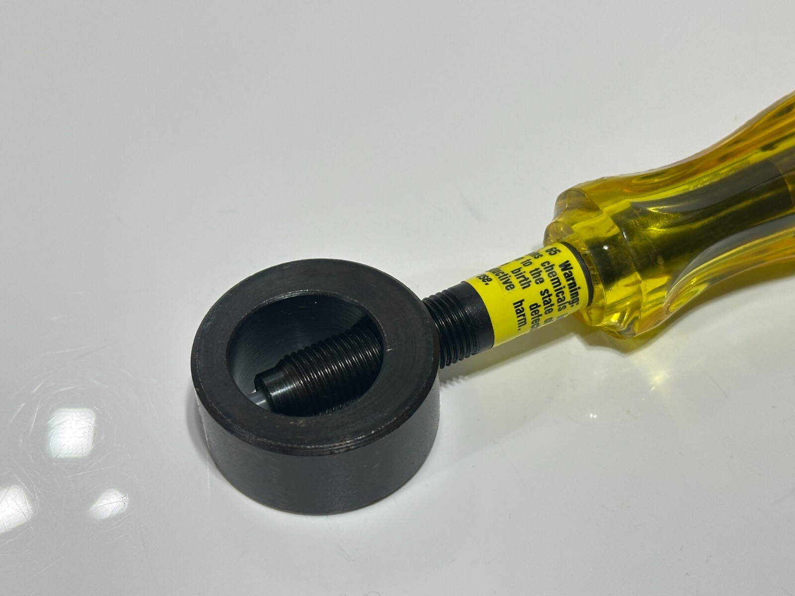 NEW Proto Tools USA 2108 Punch & Chisel Holder, 8″ OAL, Yellow Amber Hard Handle