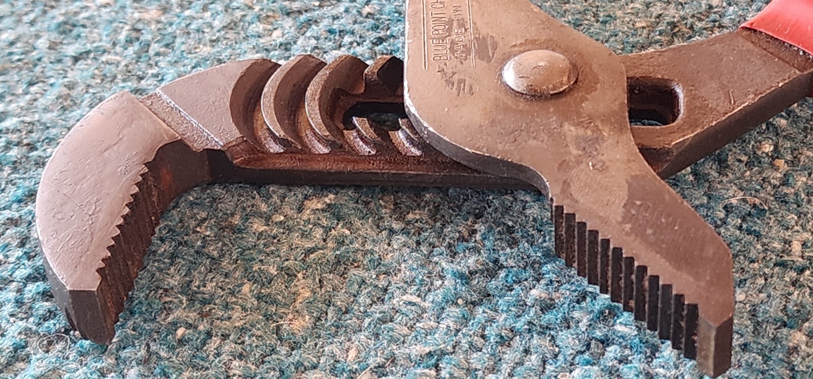 VTG BLUE POINT BY SNAP ON CHN 430 10″ CHANNELOCK SLIP-JOINT PLIERS! USA MADE!