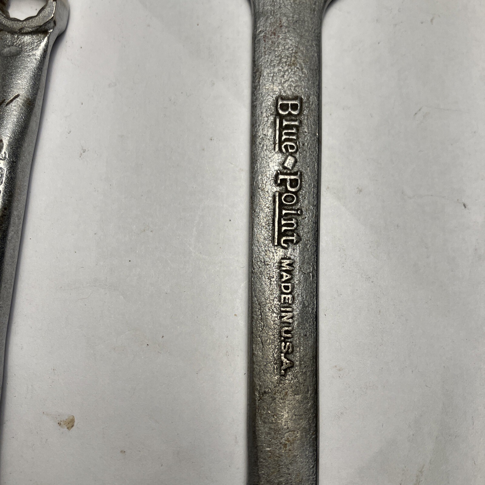 Blue Point by Snap On 19/32×1/2 No. 1619 Wrench & 3/8” x 7/16” Wrench XS-1214