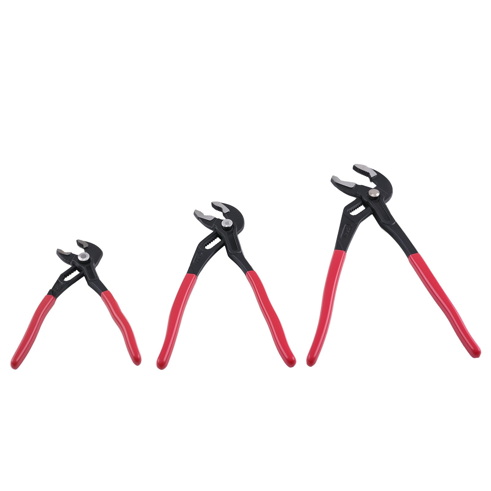 Carbon Steel Water Pump Pliers 3pc 7″ 10″ 12″ Self-Locking Non-Slip Grip