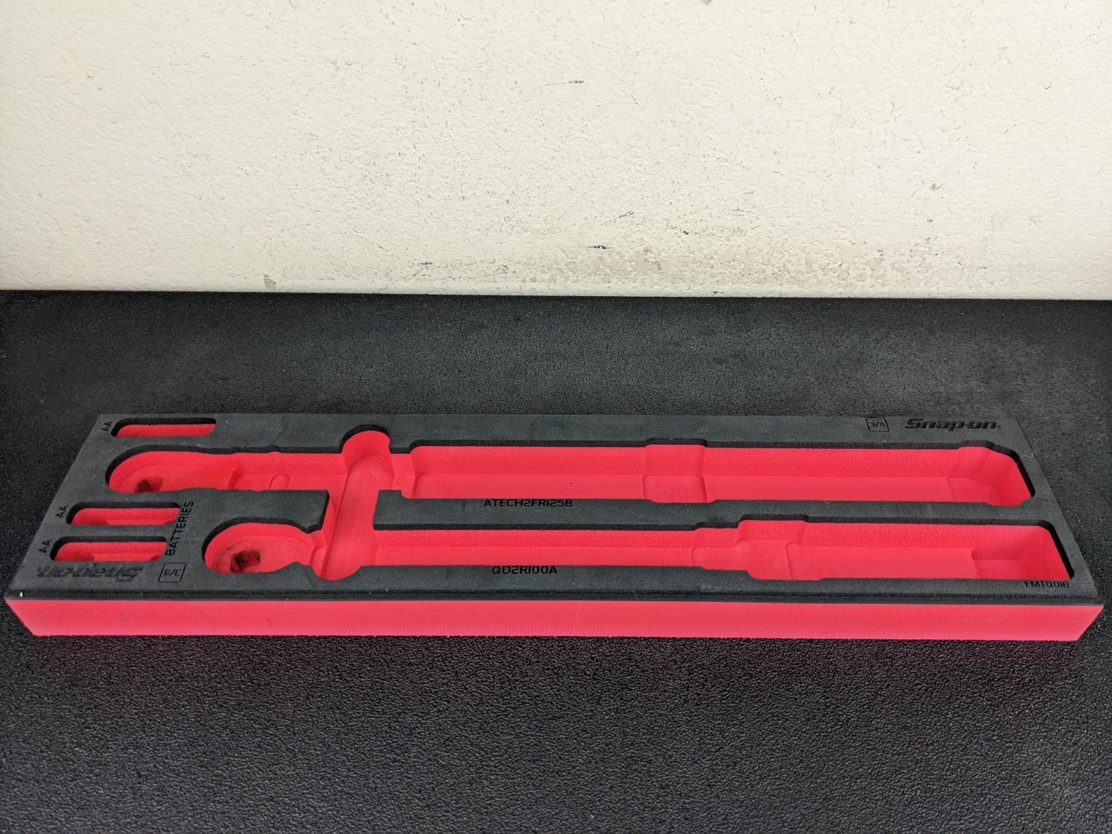 #bp305 Snap-on Tools NEW RED FOAM for 2pc 3/8″ Drive Torque Wrench Set FMTQ01AB