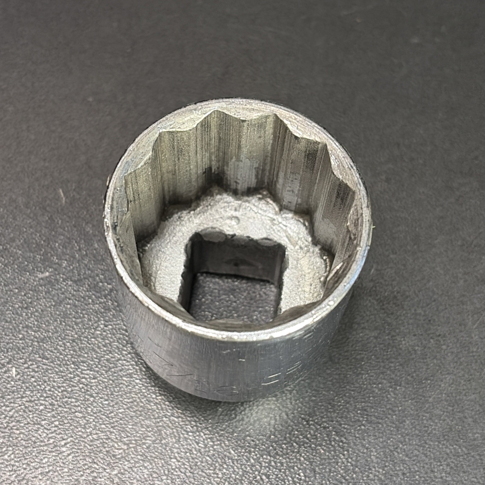 Vintage Craftsman V-Series 47551 1-7/16″ – 1/2″ Drive 12-Point Socket — USA Made