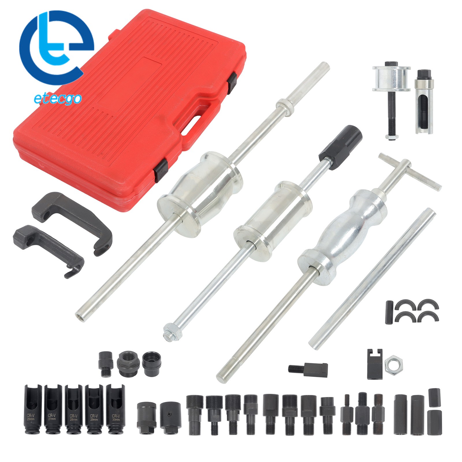 40Pcs Auto Diesel Engine Injector Remover Slide Hammer Puller Extractor Tool Set
