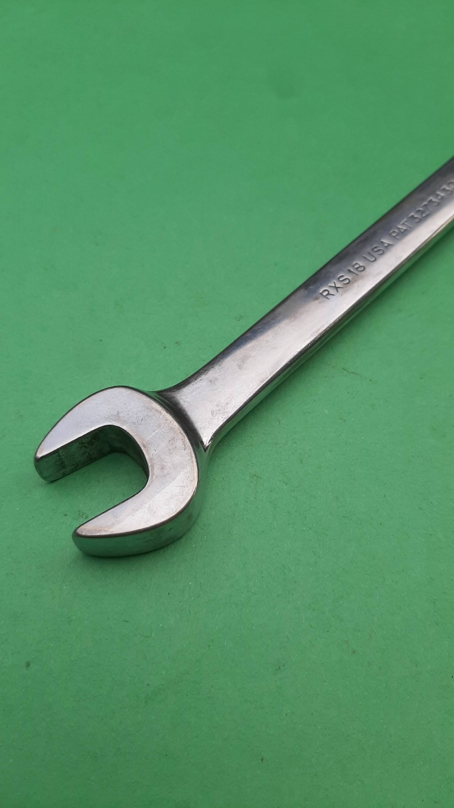 Snap-on Tools RXS18 9/16″ 6pt Point Open-End Flare Nut Wrench USA Engraved 623