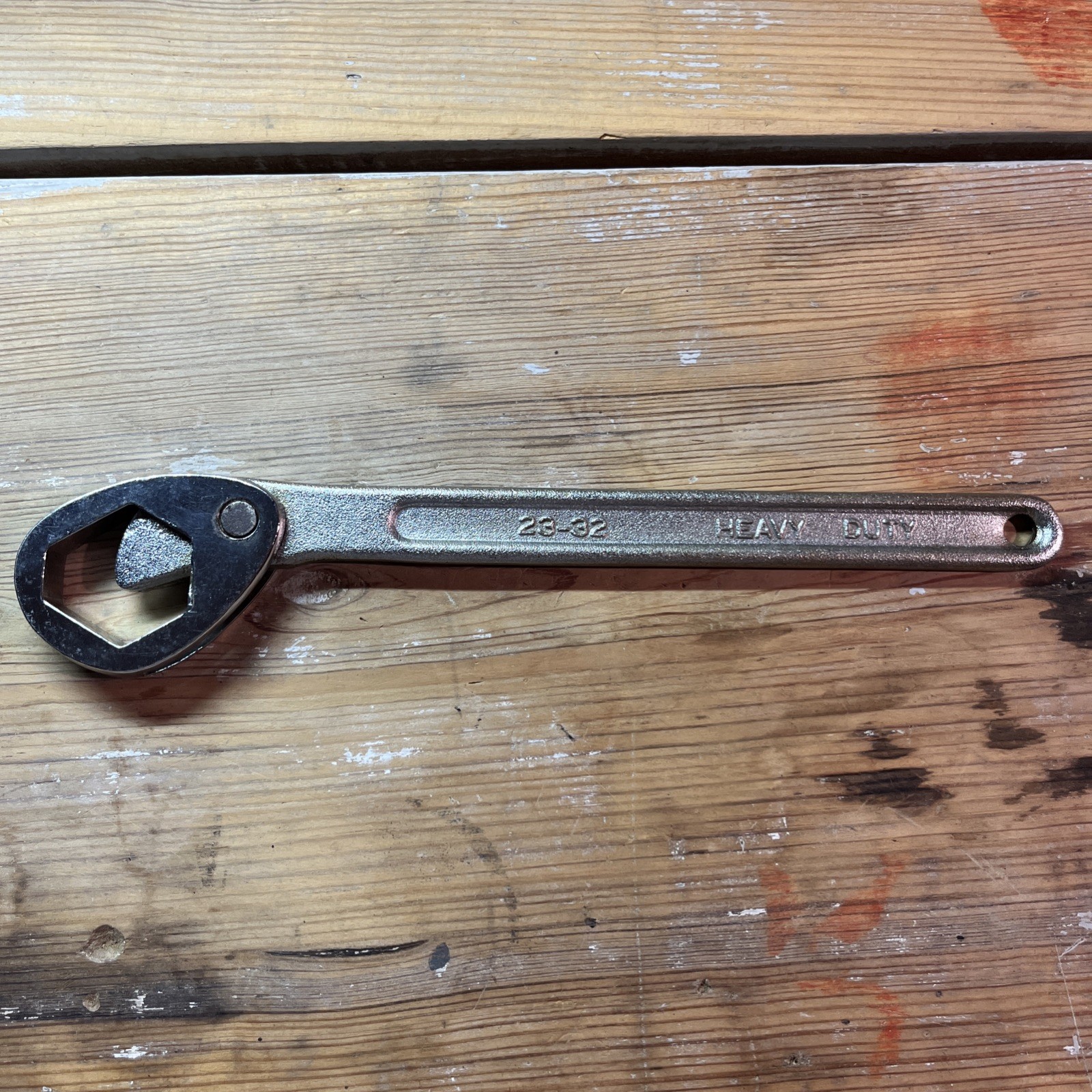 Multi Wrench 23-32 Heavy Duty Steel 13/16-1” 1/4” (Chrome-Plated)