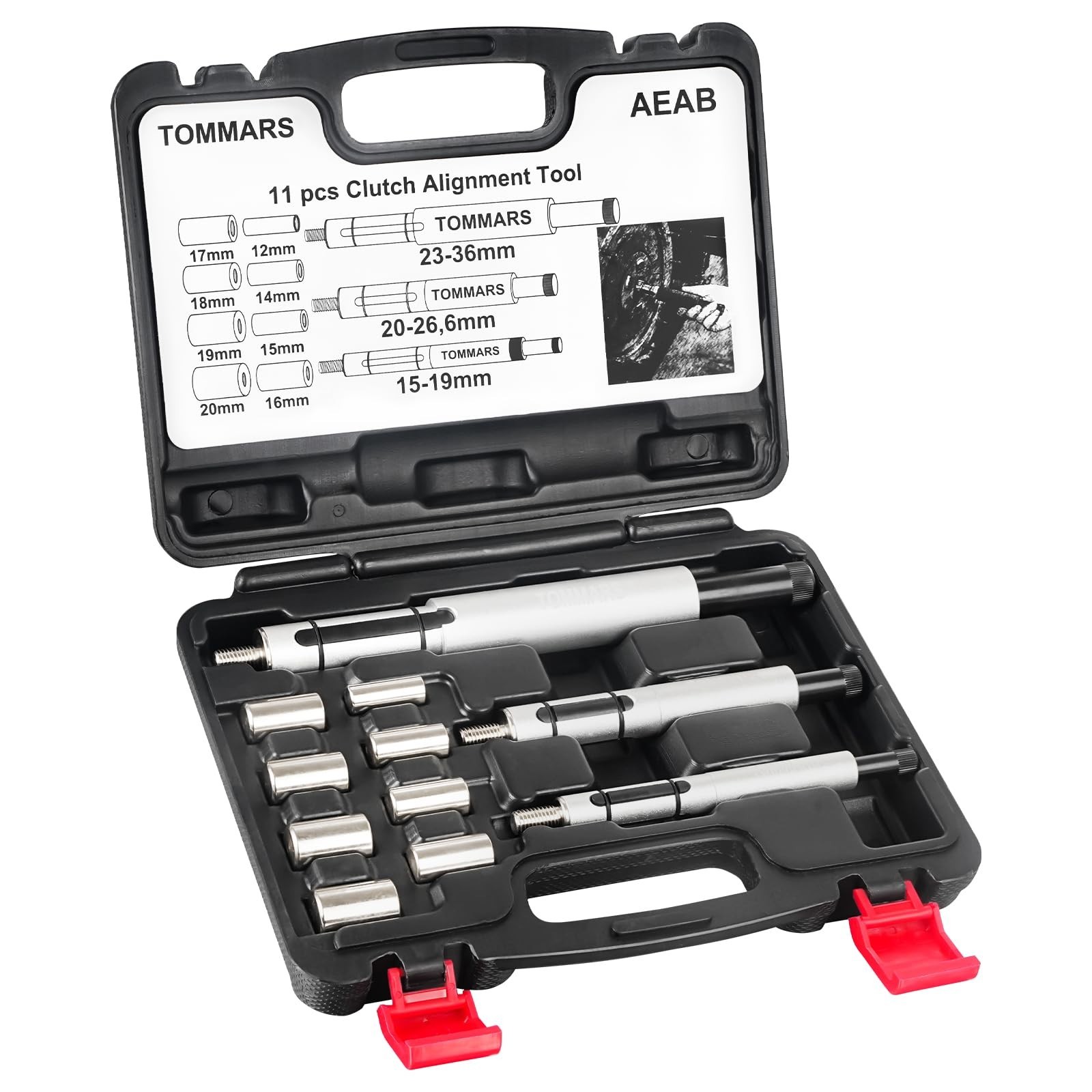 Universal Clutch Alignment Tool Kit – 11-Piece Set for Precision Flywheel & Plat