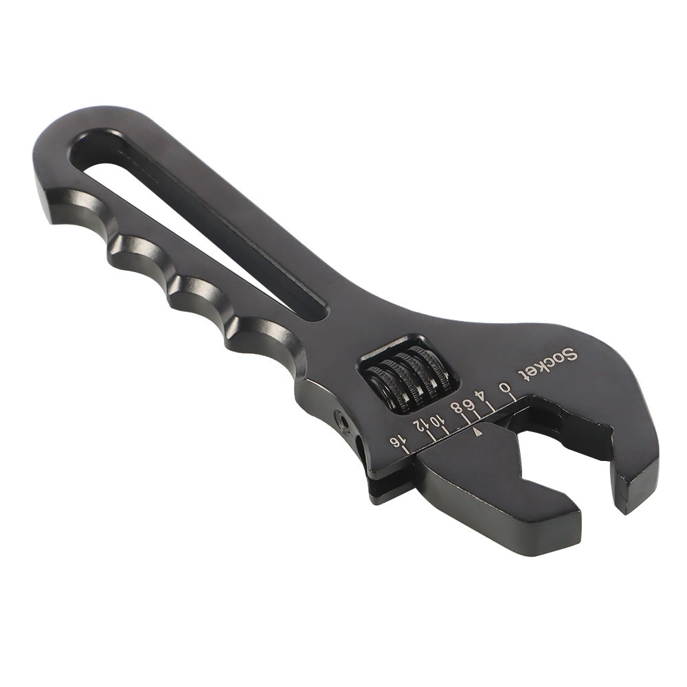 3AN-16AN For Hose End Fitting Black Aluminum Adjustable Wrench Tool Spanner New