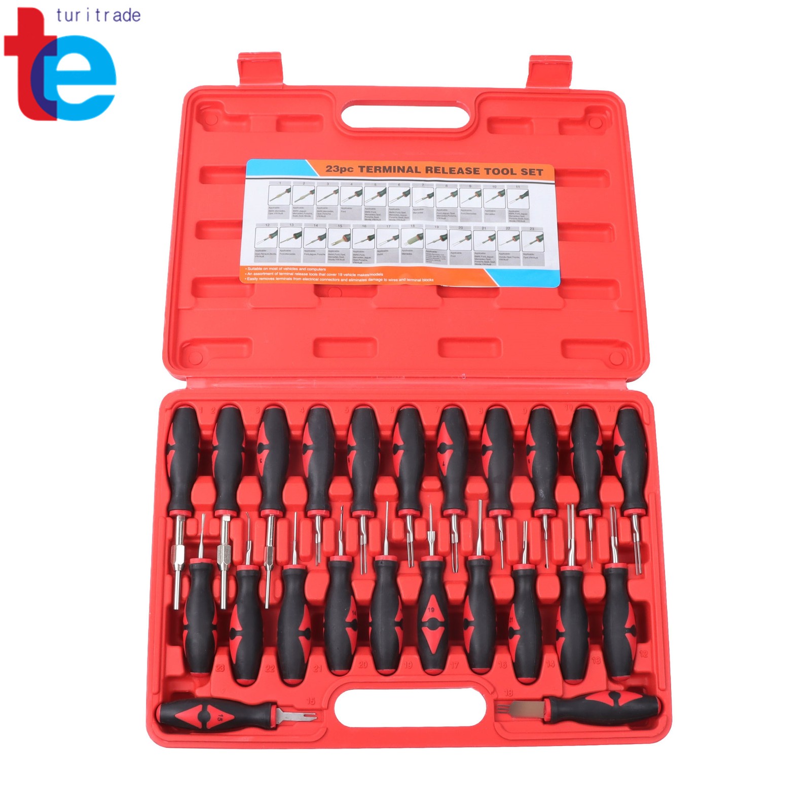 23pcs Universal Terminal Release Tool Set Electrical Connector Removal Kit