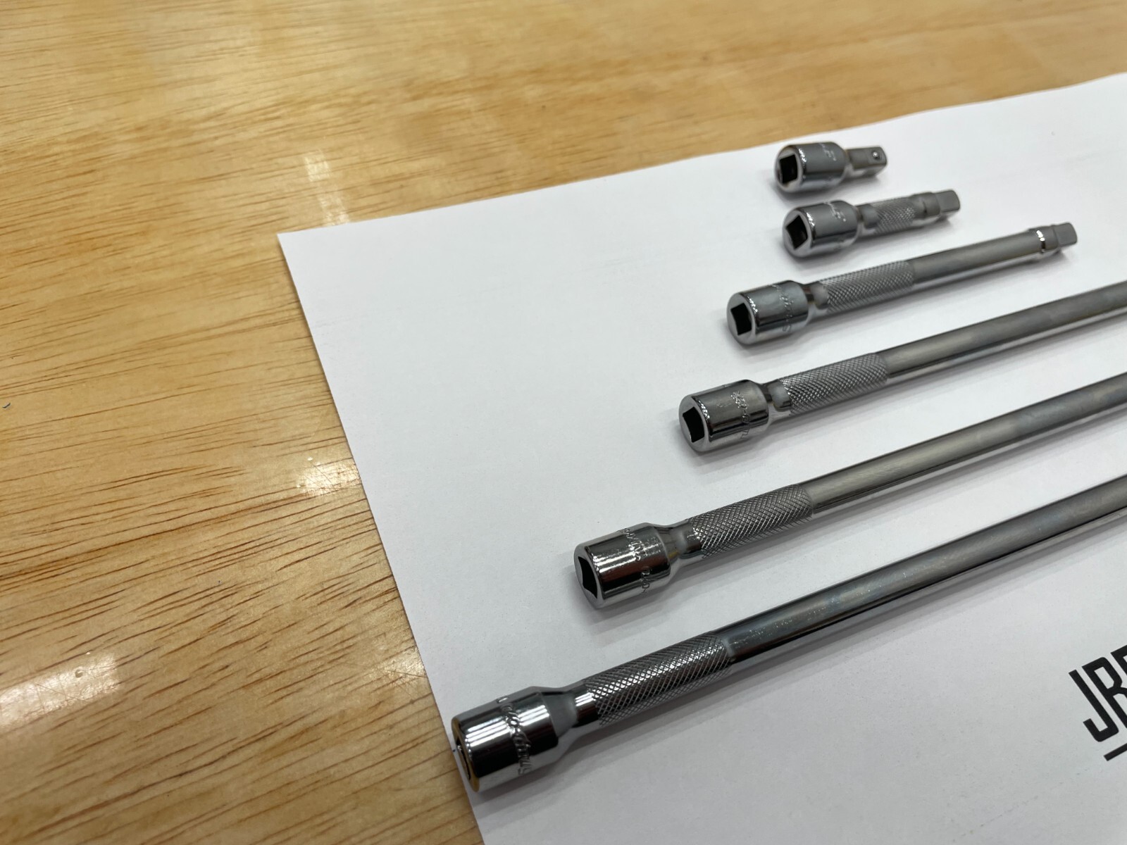 Snap-On Tools USA NEW 6pc 1/4″ Drive Chrome Knurled Socket Extension Set 106BTMX