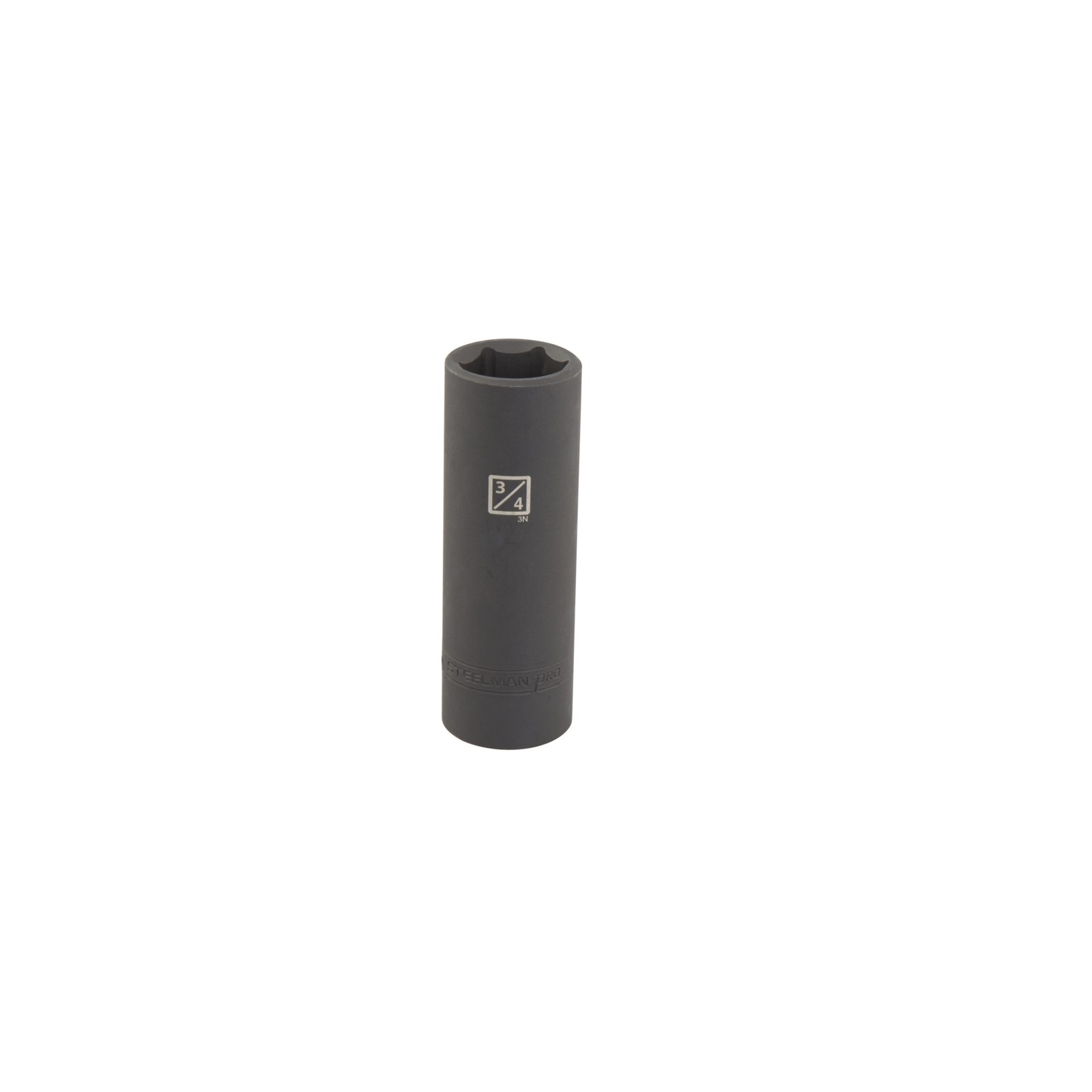 Steelman Pro 6 Point 3/4 in. Deep Well Impact Socket for 1/2 in. Drive 78274