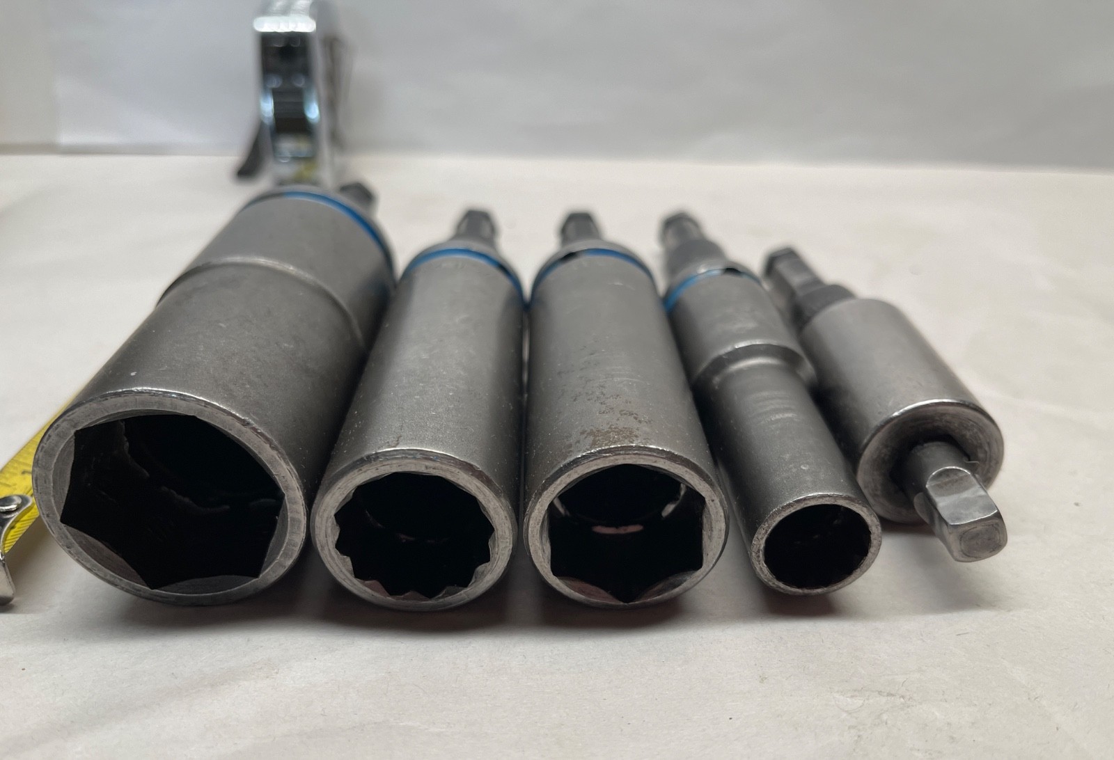 Mixed Lot of Snap-On USA A3011A Power Hex Shank & Apex Socket
