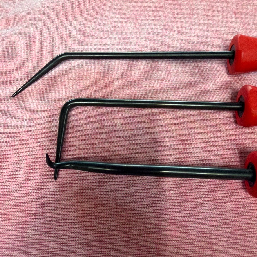 Snap On Tools SGRHTLB3B R 3 Piece Radiator Hose Pick Set Red