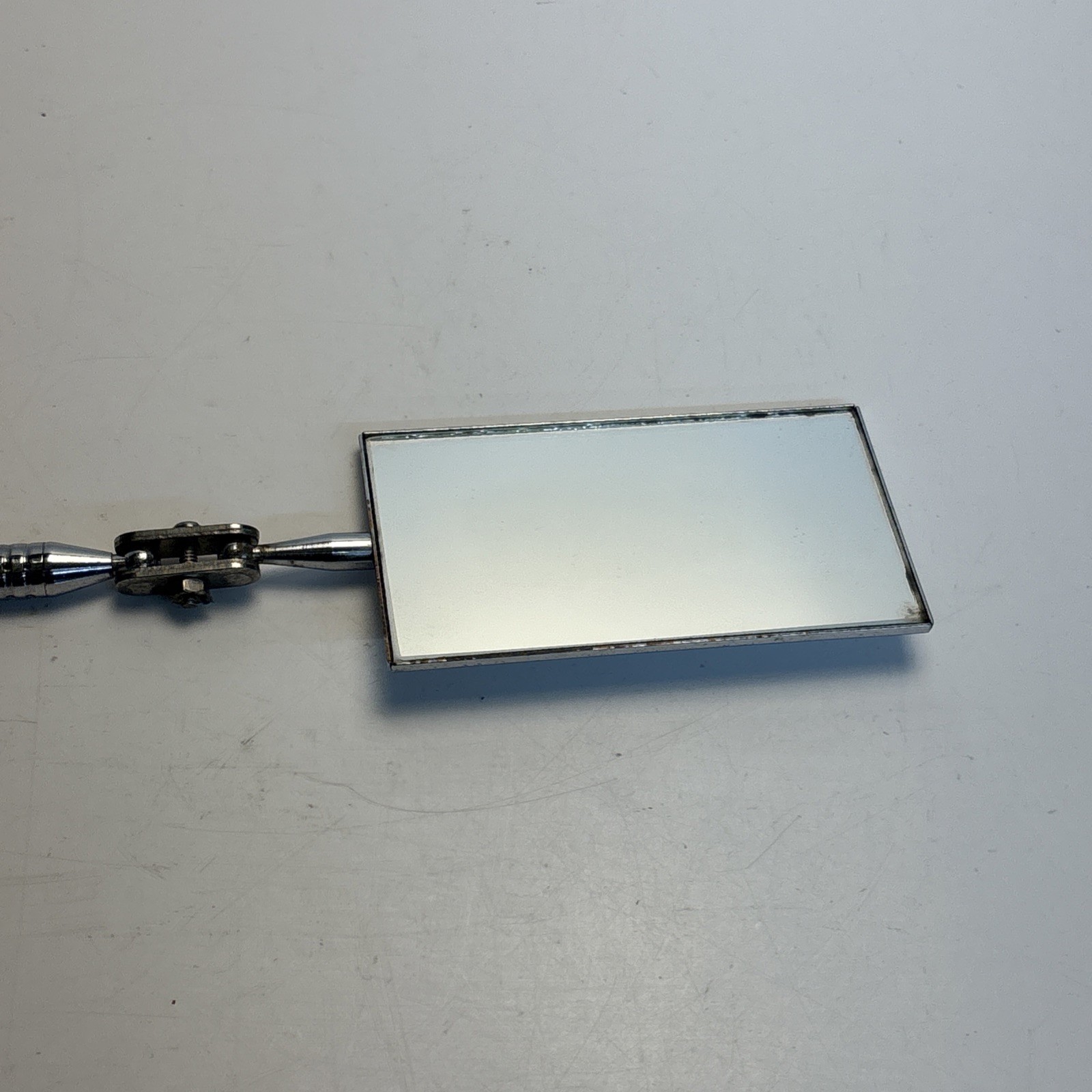 Vintage Telescoping Inspection Mirror Articulating Head 19-1/2” Extends