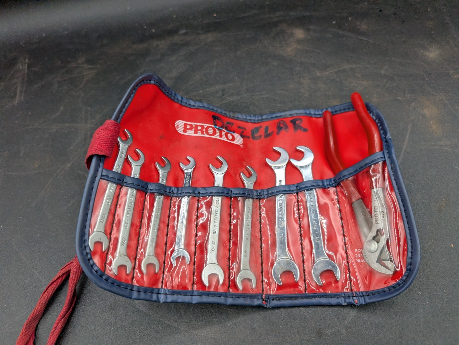 PROTO J3200D 9-pc Ignition Wrench Set w/ Pouch – Complete