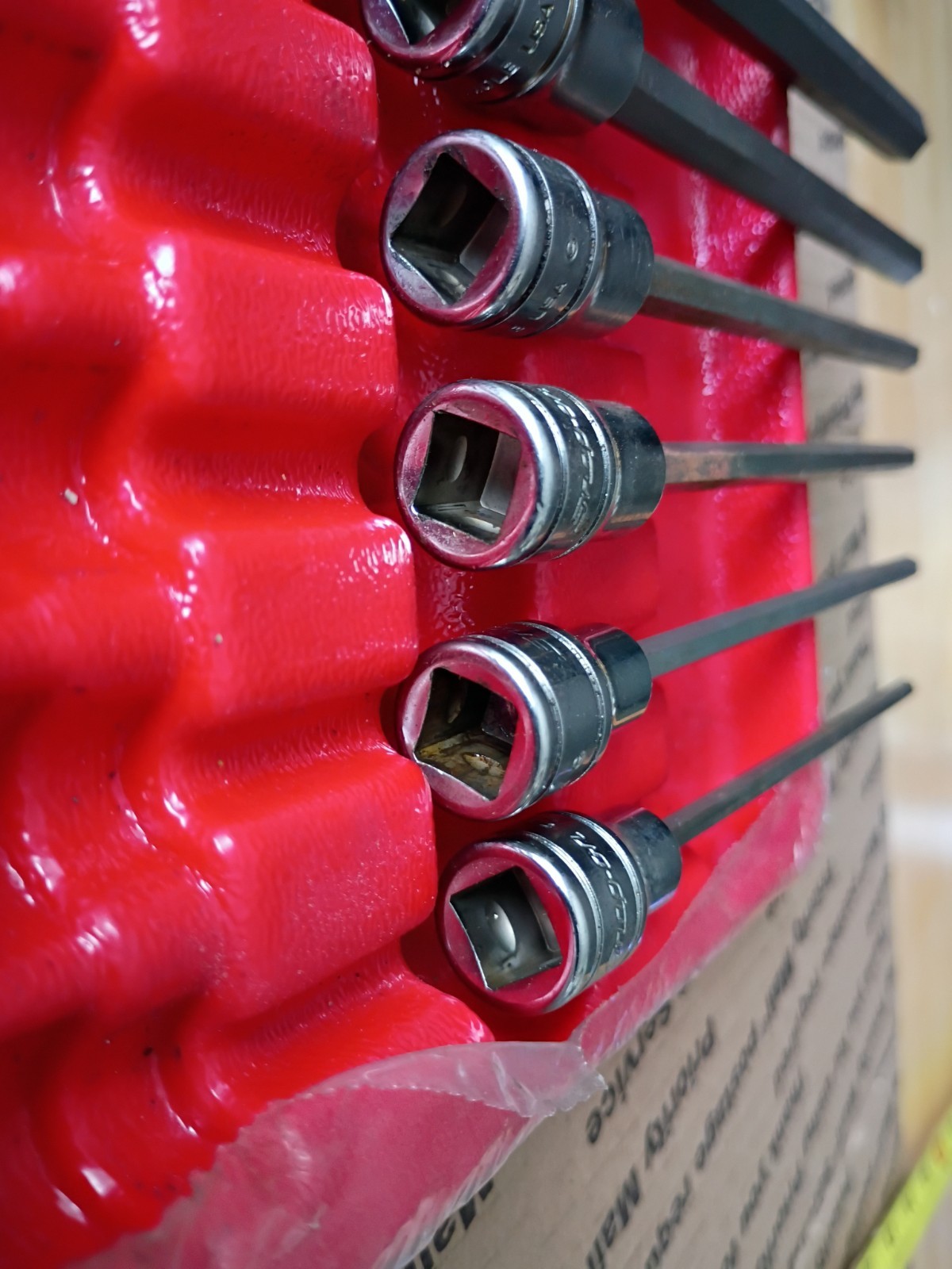 Excellent Snap-on 3/8″ drive 206EFAL SAE 5/32″ – 3/8″ Hex Socket Driver LONG