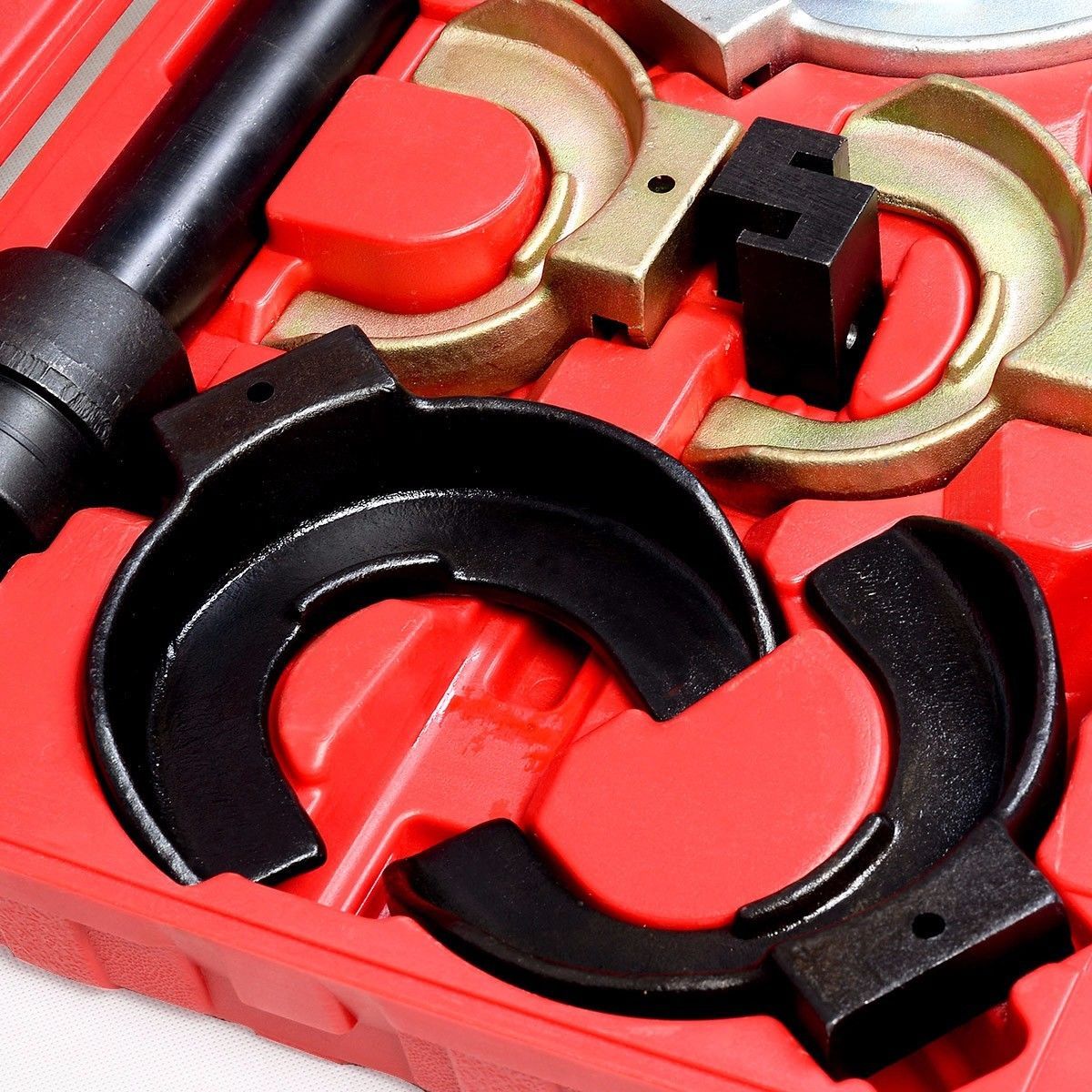 Fork Strut Coil Clamp Spring Compressor Macpherson JAW Tool Set Auto Garage US