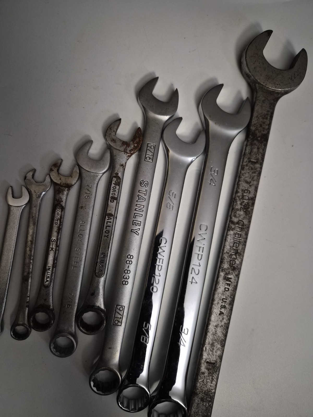 Wrench Bundle Various Brands SAE Sizes 1/4 – 1″